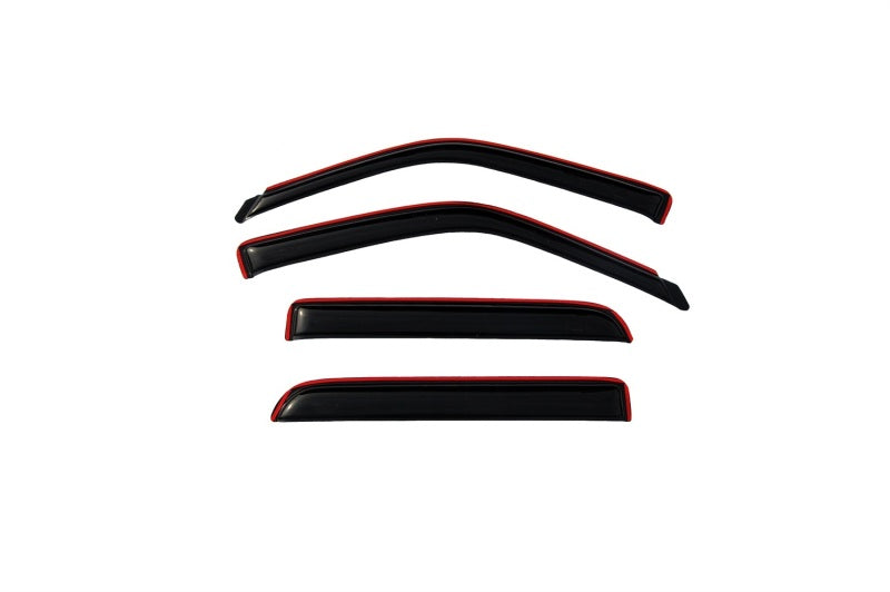 AVS 02-03 Lincoln Blackwood Ventvisor In-Channel Front & Rear Window Deflectors 4pc - Smoke - Burkken Auto Parts