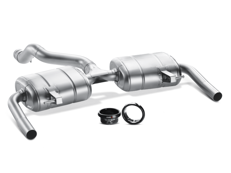 Akrapovic 09-12 Renault Clio III RS 0 Slip-On Line (SS) w/ Carbon Tips - Burkken Auto Parts