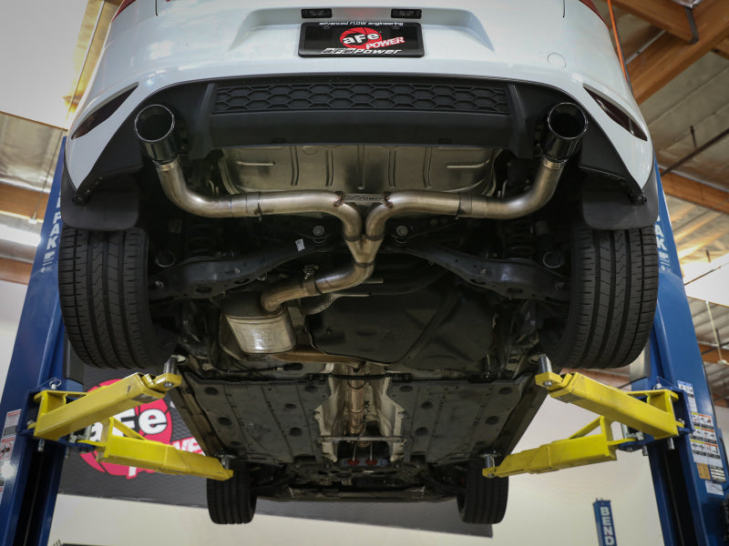 aFe MACHForce XP 3in-2.5in SS Exhaust Cat-Back 15-17 Volkswagen GTI (MKVII) L4-2.0L (t) - Black - Burkken Auto Parts