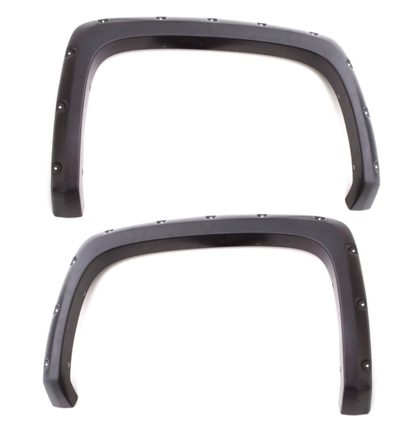 Lund 15-17 Ford F-150 RX-Rivet Style Textured Elite Series Fender Flares - Black (4 Pc.) - Burkken Auto Parts