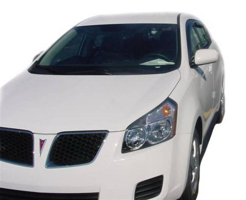 AVS 09-10 Pontiac Vibe Ventvisor Outside Mount Window Deflectors 4pc - Smoke - Burkken Auto Parts