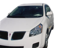 AVS 09-10 Pontiac Vibe Ventvisor Outside Mount Window Deflectors 4pc - Smoke - Burkken Auto Parts