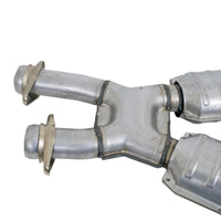BBK 86-93 Mustang 5.0 High Flow X Pipe With Catalytic Converters - 2-1/2 - Burkken Auto Parts