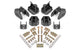 BMR 64-72 GM A-Body Rear Coilover Conversion Kit - Black Hammertone - Burkken Auto Parts