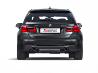 Akrapovic 16-17 BMW 340i (F30 F31) Evolution Line Cat Back (SS) w/ Carbon Tips (Req. Link Pipe) - Burkken Auto Parts