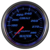 Autometer Cobalt 66.7mm 140-280 degree F. Water Temprature  Gauge - Burkken Auto Parts