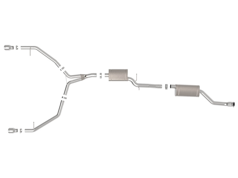 afe MACH Force-Xp 13-16 Audi Allroad L4 SS Cat-Back Exhaust w/ PolishedTips - Burkken Auto Parts