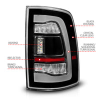ANZO 09-18 Dodge Ram 1500 Sequential LED Taillights Black - Burkken Auto Parts