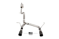 Corsa 07-18 Jeep Wrangler JKU 3.6L/3.8L 2.75in Sport Cat-Back Exhaust w/ 4in American Flag BlacTips - Burkken Auto Parts