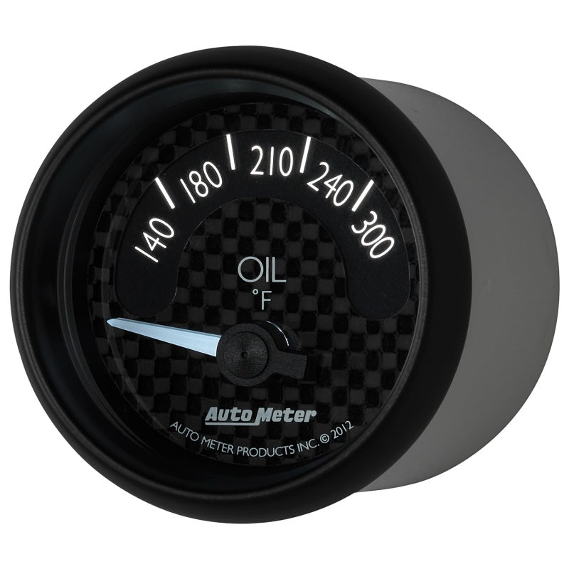 Autometer GT Series 52mm Short Sweep Electronic 140-300 Deg F Oil Temperature - Burkken Auto Parts