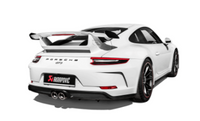 Akrapovic 2018 Porsche 911 GT3 (991.2) Slip-On Race Line (Titanium) w/o Tail Pipe Set - Burkken Auto Parts