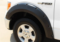 Lund 09-14 Ford F-150 (Excl Raptor) RX-Rivet Style Smooth Elite Series Fender Flares - Black (4 Pc.) - Burkken Auto Parts