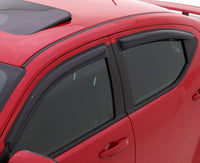 AVS 19-22 Mazda 3 Hatchback Ventvisor Outside Mount Window Deflectors 4pc - Smoke - Burkken Auto Parts