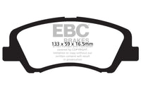 EBC 12+ Hyundai Accent 1.6 Greenstuff Front Brake Pads - Burkken Auto Parts