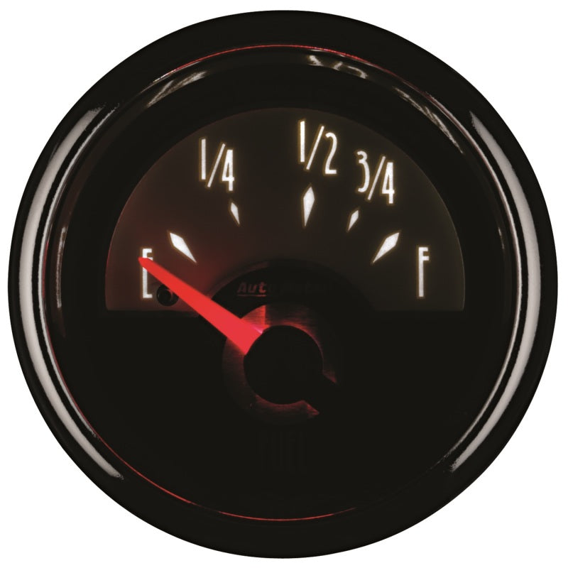 AutoMeter Gauge Fuel Level 2-1/16in. 73 Ohm(e) to 10 Ohm(f) Elec Cruiser - Burkken Auto Parts