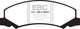 EBC 08-09 Buick Allure (Canada) 5.3 Redstuff Front Brake Pads - Burkken Auto Parts