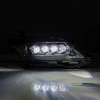 AlphaRex 2011+ Toyota Sienna NOVA LED Proj Headlights Plank Style Black w/Activ Light/Seq Signal/DRL - Burkken Auto Parts