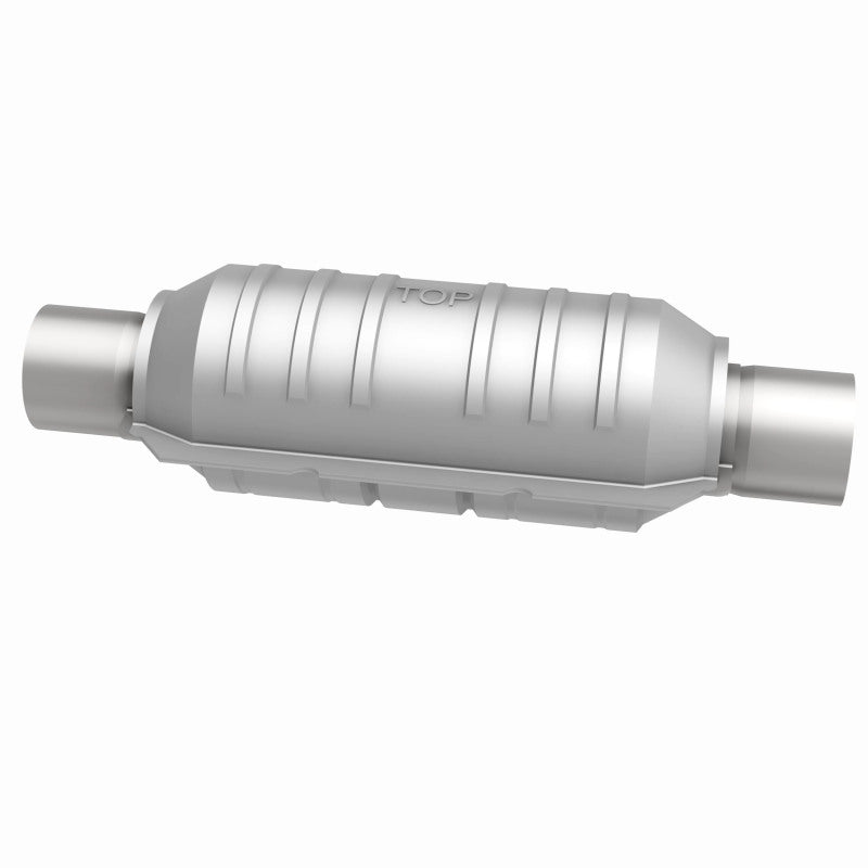 MagnaFlow Catalytic Converter 2 in Inlet 2 in Outlet 11 in Length SS - Burkken Auto Parts