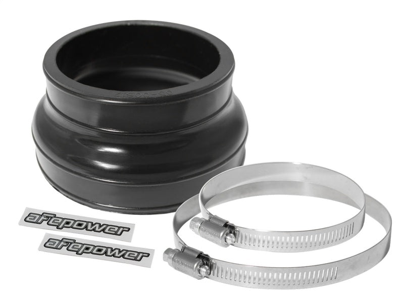 aFe Magnum FORCE CAI Univ. (4-1/4in ID to 3-1/2in ID x 2-1/2in L) Straight Reducing Coupler - Black - Burkken Auto Parts