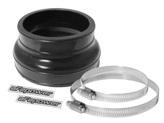 aFe Magnum FORCE CAI Univ. (4-1/4in ID to 3-1/2in ID x 2-1/2in L) Straight Reducing Coupler - Black - Burkken Auto Parts