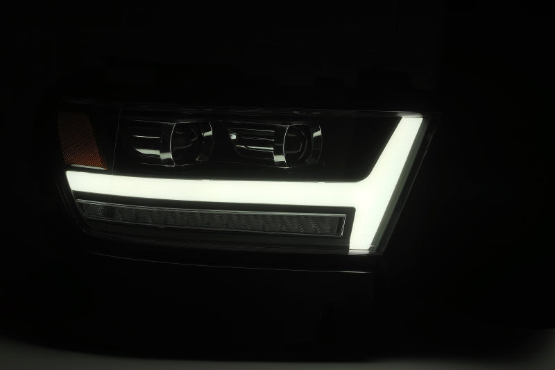 AlphaRex 19-20 Ram 1500HD PRO-Series Proj Headlight Plnk Style Blk w/Activ Light/Seq Signal/Plnk DRL - Burkken Auto Parts