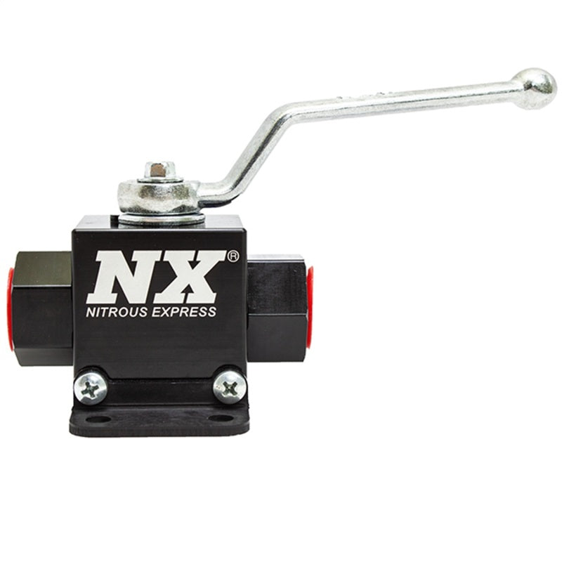 Nitrous Express Lightweight Billet In-Line Valve 1.5in I.D (Without Fittings) - Burkken Auto Parts