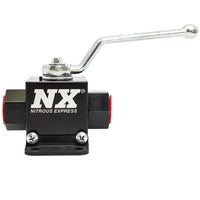 Nitrous Express Lightweight Billet In-Line Valve 1.5in I.D (Without Fittings) - Burkken Auto Parts
