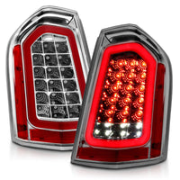 ANZO 11-14 Chrysler 300 LED Taillights Chrome w/ Sequential - Burkken Auto Parts