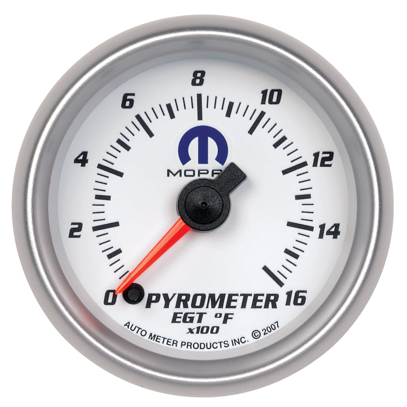 Autometer Mopar 52.4mm SSE 1600 Degree F Pyrometer (EGT) Gauge - Burkken Auto Parts