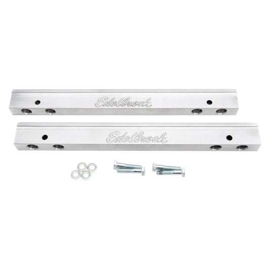 Edelbrock Pontiac Torker Fuel Rail Kit for Use w/ 50565 - Burkken Auto Parts