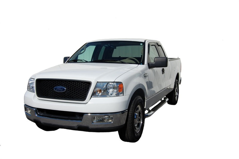 AVS 22-23 Toyota Tundra Ext. Cab/DC Ventvisor Front & Rear Window Deflectors 4pc - Smoke - Burkken Auto Parts