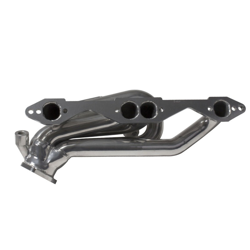 BBK 96-98 GM Truck SUV 5.0 5.7 Shorty Tuned Length Exhaust Headers - 1-5/8 Silver Ceramic - Burkken Auto Parts