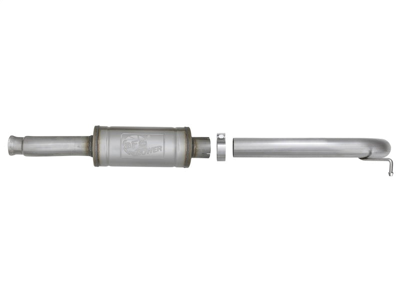 aFe Rock Duster 3in 409 SS Cat-Back Turn-Down Exhaust 2018+ Jeep Wrangler (JL) V6 3.6L - Burkken Auto Parts