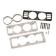 Autometer 87-93 Ford Mustang Black Dual Gauge Cage w/ Vents - Burkken Auto Parts