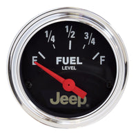 Autometer Jeep 52mm 73 OHMS Empty/8-12 OHMS Full Short Sweep Electronic Fuel Level Gauge - Burkken Auto Parts