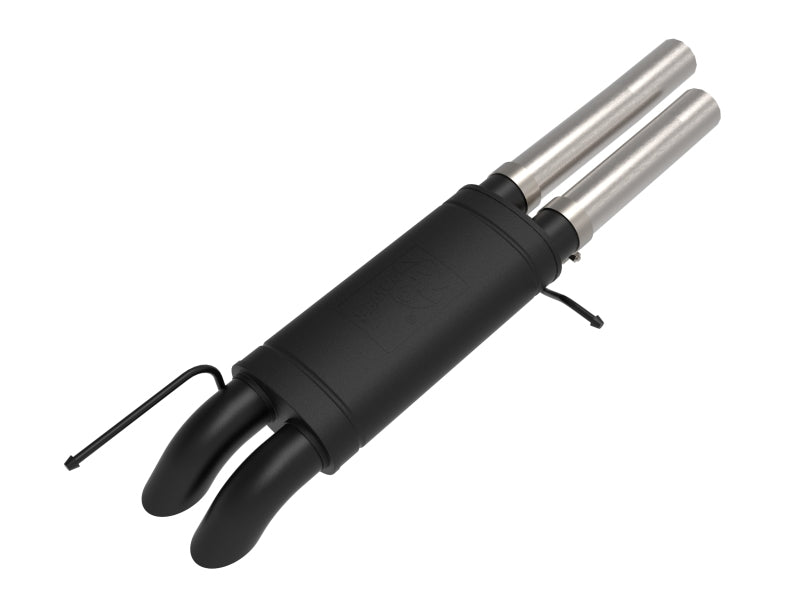 aFe 2021+ Jeep Wrangler JL (392 V8-6.4L) Rock Basher 3in. 304 Stainless Steel Cat-Back Exhaust - Burkken Auto Parts
