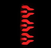AlphaRex 87-96 Ford Bronco/F-150 Luxx-Series LED Tail Lights - Black - Burkken Auto Parts