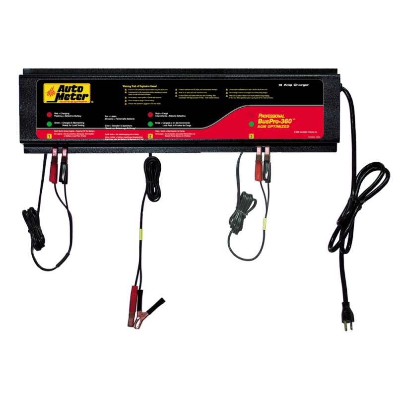 Autometer 120V 3 Station Automated Multi Battery Charging Station 5 Amps per Station - Burkken Auto Parts