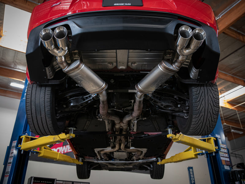 aFe POWER MACH Force-Xp 3in Axle-Back 16-21 Chevrolet Camaro SS V8 6.2L w/Mufflers - Polished - Burkken Auto Parts
