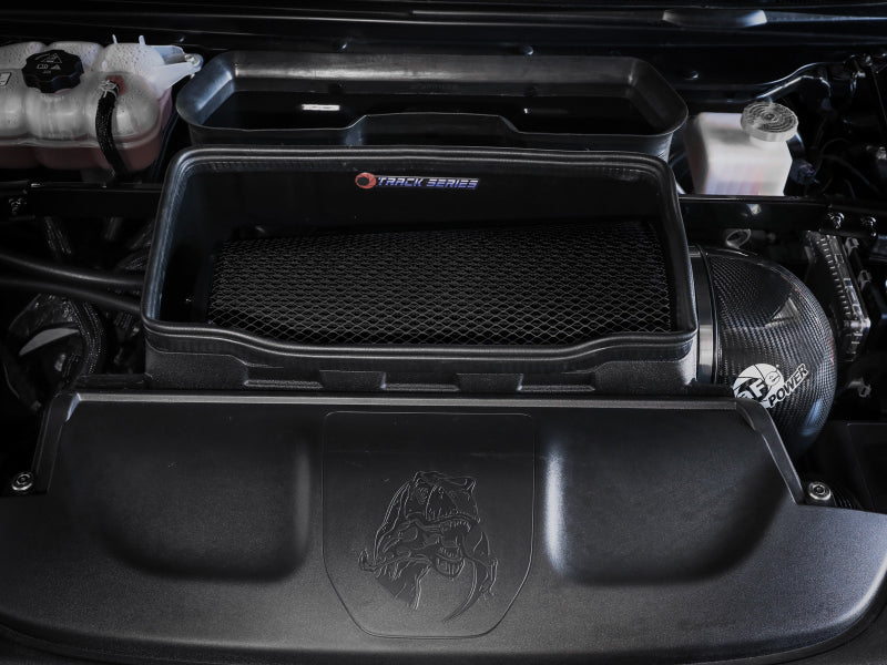 aFe 21-23 RAM 1500 TRX Track Series Carbon Fiber Cold Air Intake System w/ Pro 5R Filter - Burkken Auto Parts