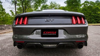 Corsa 2015-2017 Ford Mustang GT 5.0 3in Axle Back Exhaust Black Dual Tips (Touring) - Burkken Auto Parts