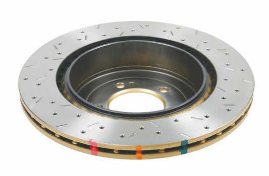 DBA 08+ EVO X Rear Drilled & Slotted 4000 Series Rotor