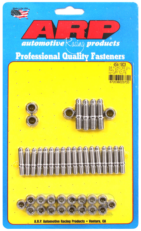 ARP SB Ford SS 12pt Oil Pan Stud Kit - Burkken Auto Parts