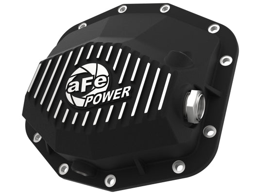 aFe POWER 21-22 Ram 1500 TRX Hemi V8 6.2L (sc) PRO Series Rear Differential Cover Black w/ Machined - Burkken Auto Parts