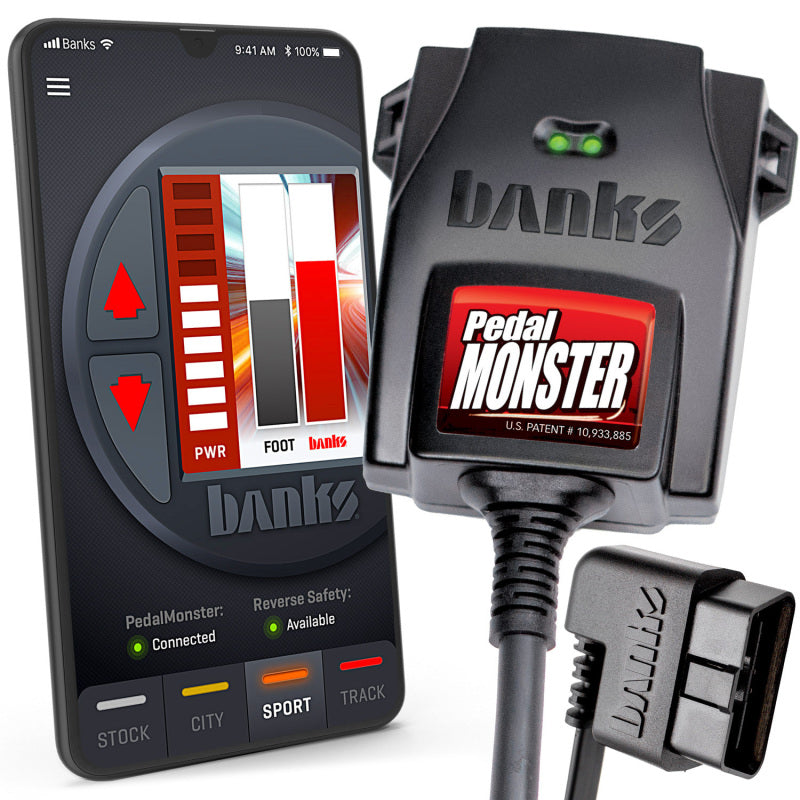 Banks Power Pedal Monster Throttle Sensitivity Booster (Stand-Alone) - Use w/Phone - Burkken Auto Parts
