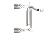 aFe Rebel Series 2.5in 409 SS Axle-Back Exhaust Polished 07-18 Jeep Wrangler (JK) V6-3.6L/3.8L - Burkken Auto Parts
