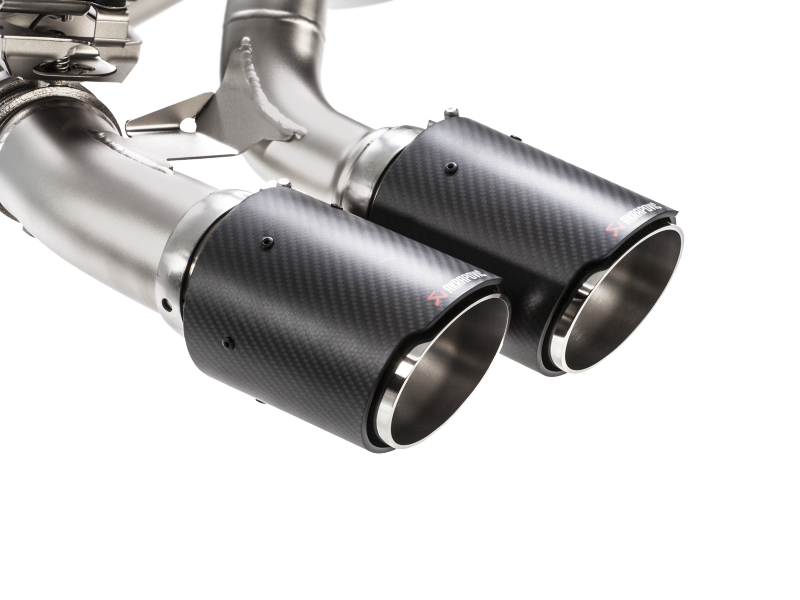 Akrapovic 16-17 BMW M2 F87 (Excl M2 Competition) Evolution Line Cat Back (Titanium) w/Carbon Tips - Burkken Auto Parts