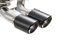 Akrapovic 16-17 BMW M2 F87 (Excl M2 Competition) Evolution Line Cat Back (Titanium) w/Carbon Tips - Burkken Auto Parts