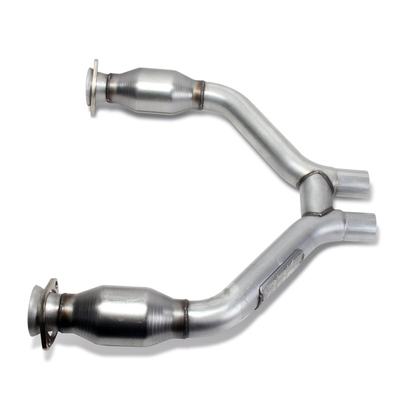 BBK 2015-16 Mustang V6 Short Mid H Pipe With Converters (To Be Used With 1642 Series Headers) - Burkken Auto Parts