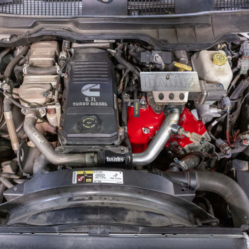 Banks Power 13-18 Ram 3500/4500/5500 6.7L Diesel Monster-Ram Intake System w/Fuel Line - Natural - Burkken Auto Parts